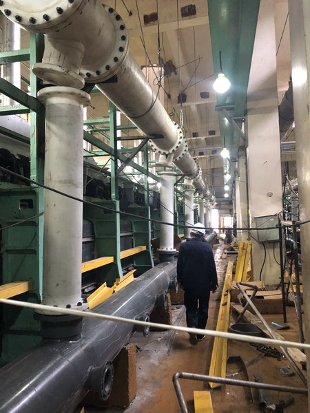 酸浴循环管道对接